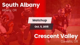 Matchup: South Albany High vs. Crescent Valley  2018