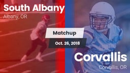 Matchup: South Albany High vs. Corvallis  2018