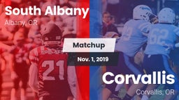 Matchup: South Albany High vs. Corvallis  2019