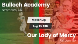 Matchup: Bulloch Academy vs. Our Lady of Mercy  2017