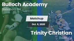 Matchup: Bulloch Academy vs. Trinity Christian  2020