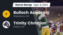 Recap: Bulloch Academy vs. Trinity Christian  2023