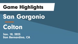 San Gorgonio  vs Colton  Game Highlights - Jan. 18, 2023