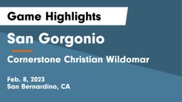 San Gorgonio  vs Cornerstone Christian Wildomar Game Highlights - Feb. 8, 2023