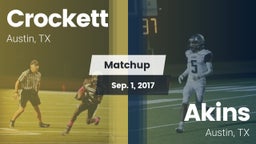 Matchup: Crockett vs. Akins  2017