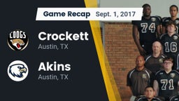 Recap: Crockett  vs. Akins  2017