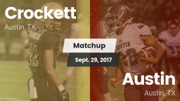 Matchup: Crockett vs. Austin  2017