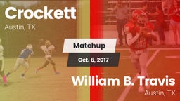 Matchup: Crockett vs. William B. Travis  2017