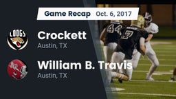 Recap: Crockett  vs. William B. Travis  2017