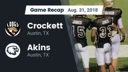 Recap: Crockett  vs. Akins  2018