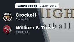 Recap: Crockett  vs. William B. Travis  2019