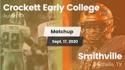 Matchup: Crockett vs. Smithville  2020