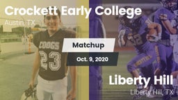 Matchup: Crockett vs. Liberty Hill  2020