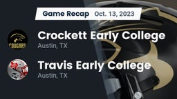 Recap: Crockett Early College  vs. Travis Early College  2023