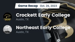 Recap: Crockett Early College  vs. Northeast Early College  2023
