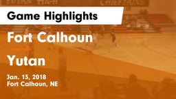 Fort Calhoun  vs Yutan  Game Highlights - Jan. 13, 2018