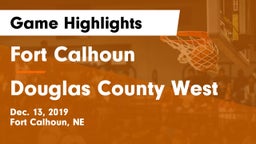 Fort Calhoun  vs Douglas County West  Game Highlights - Dec. 13, 2019