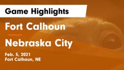 Fort Calhoun  vs Nebraska City  Game Highlights - Feb. 5, 2021