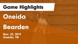 Oneida  vs Bearden  Game Highlights - Nov. 23, 2019