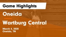Oneida  vs Wartburg Central  Game Highlights - March 4, 2020