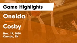 Oneida  vs Cosby  Game Highlights - Nov. 19, 2020