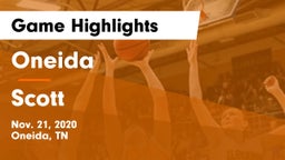 Oneida  vs Scott  Game Highlights - Nov. 21, 2020