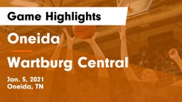 Oneida  vs Wartburg Central  Game Highlights - Jan. 5, 2021