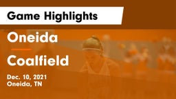 Oneida  vs Coalfield  Game Highlights - Dec. 10, 2021