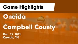 Oneida  vs Campbell County  Game Highlights - Dec. 13, 2021