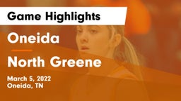Oneida  vs North Greene  Game Highlights - March 5, 2022