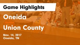 Oneida  vs Union County Game Highlights - Nov. 14, 2017