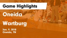 Oneida  vs Wartburg Game Highlights - Jan. 9, 2018