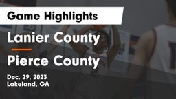 Lanier County  vs Pierce County  Game Highlights - Dec. 29, 2023