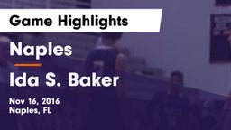 Naples  vs Ida S. Baker  Game Highlights - Nov 16, 2016