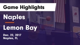 Naples  vs Lemon Bay Game Highlights - Dec. 22, 2017