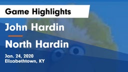 John Hardin  vs North Hardin  Game Highlights - Jan. 24, 2020