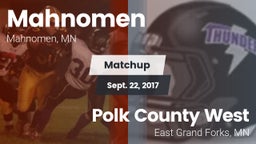 Matchup: Mahnomen  vs. Polk County West  2017