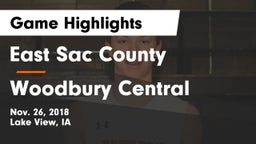 East Sac County  vs Woodbury Central  Game Highlights - Nov. 26, 2018