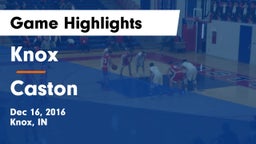 Knox  vs Caston  Game Highlights - Dec 16, 2016