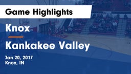 Knox  vs Kankakee Valley  Game Highlights - Jan 20, 2017