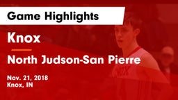 Knox  vs North Judson-San Pierre Game Highlights - Nov. 21, 2018