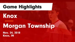 Knox  vs Morgan Township  Game Highlights - Nov. 24, 2018