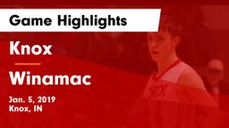 Knox  vs Winamac  Game Highlights - Jan. 5, 2019