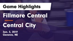 Fillmore Central  vs Central City  Game Highlights - Jan. 3, 2019