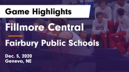 Fillmore Central  vs Fairbury Public Schools Game Highlights - Dec. 5, 2020