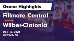 Fillmore Central  vs Wilber-Clatonia  Game Highlights - Dec. 19, 2020