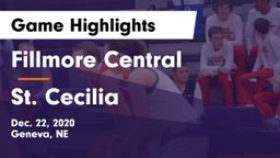 Fillmore Central  vs St. Cecilia  Game Highlights - Dec. 22, 2020