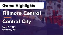 Fillmore Central  vs Central City  Game Highlights - Jan. 7, 2021