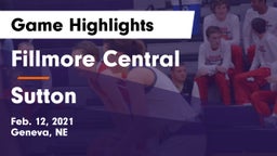 Fillmore Central  vs Sutton  Game Highlights - Feb. 12, 2021