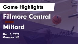 Fillmore Central  vs Milford  Game Highlights - Dec. 3, 2021